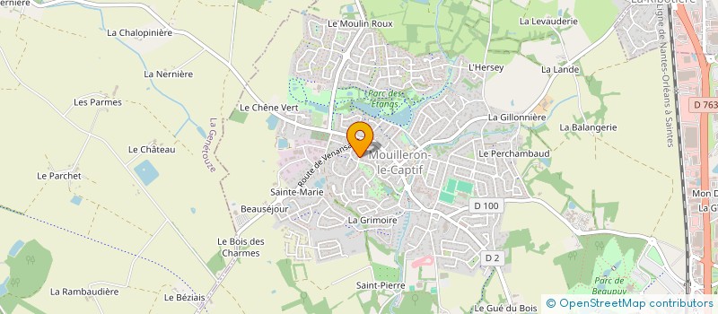 localisation de l'entreprise VITALITY  MOUILLERON-LE-CAPTIF