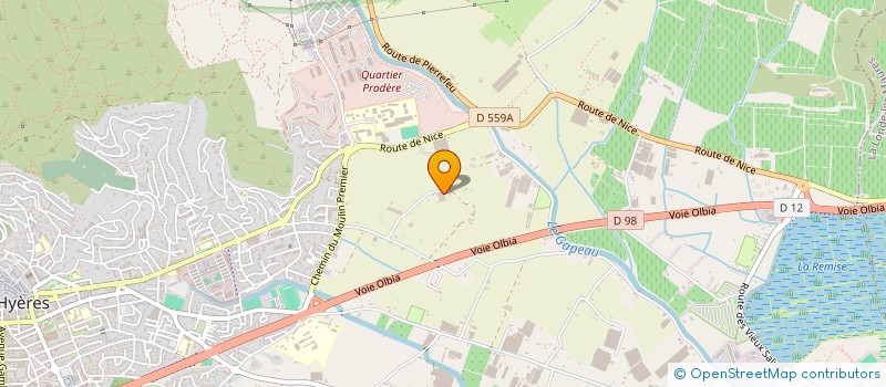 localisation de l'entreprise VITALITY CLUB ASSOCIATION à HYERES