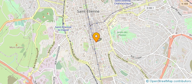 localisation de l'entreprise VITALITY FIT 42  SAINT-ETIENNE