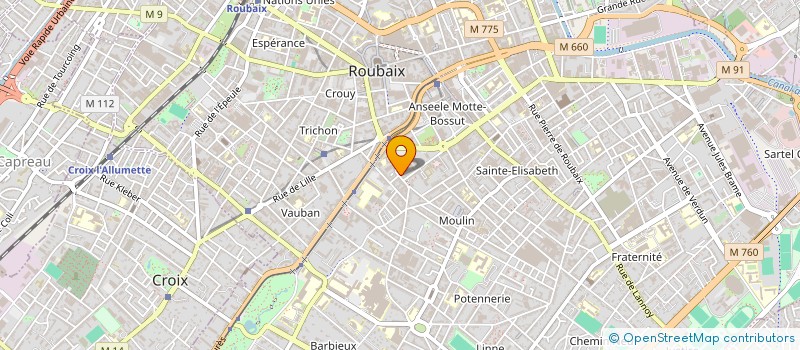 localisation de l'entreprise VITALITYX  ROUBAIX