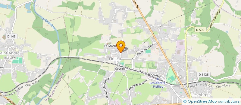 localisation de l'entreprise VITALP PHYTO  LES ABRETS EN DAUPHINE