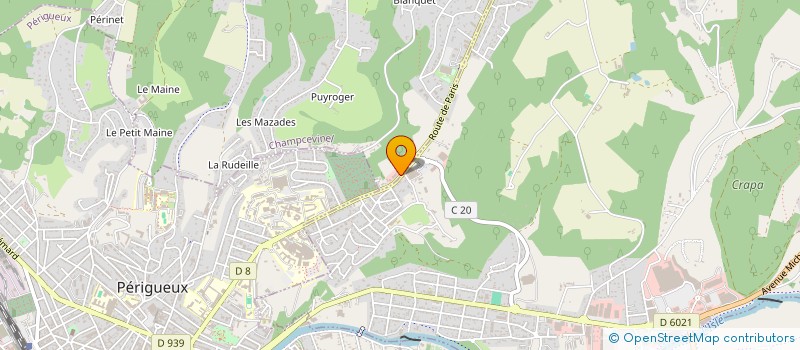 localisation de l'entreprise VITALSANTE à TRELISSAC
