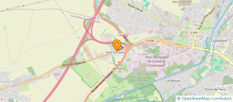 localisation de l'entreprise VITALY  FONTAINE-NOTRE-DAME