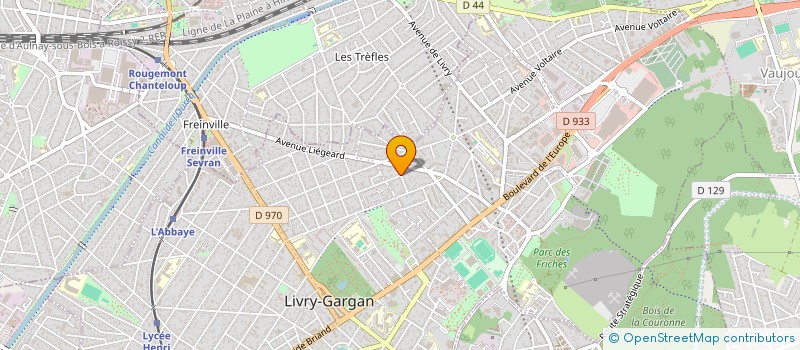 localisation de l'entreprise VITALYA à LIVRY-GARGAN