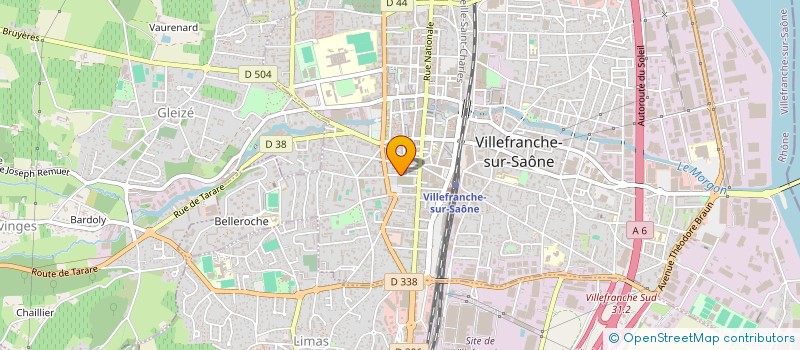 localisation de l'entreprise VITALYNA GROUPE à VILLEFRANCHE-SUR-SAONE
