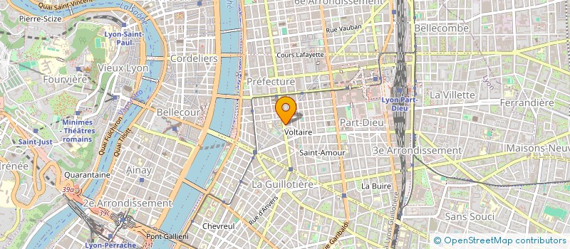 localisation de l'entreprise VITALYS  LYON