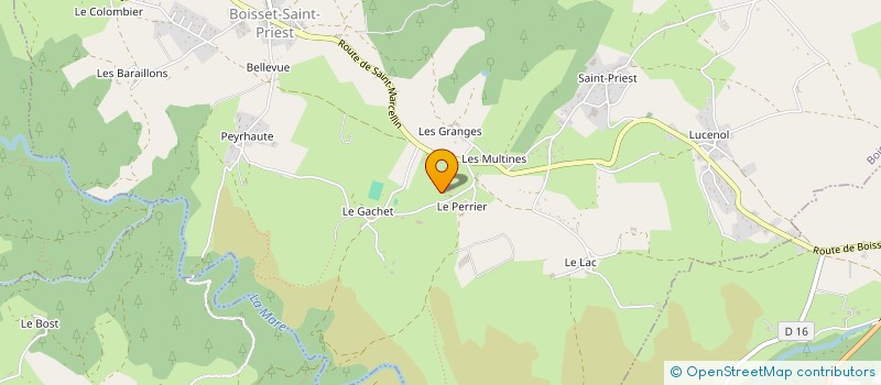 localisation de l'entreprise VITALYS  BOISSET-SAINT-PRIEST