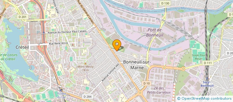 localisation de l'entreprise VITALYS  BONNEUIL-SUR-MARNE