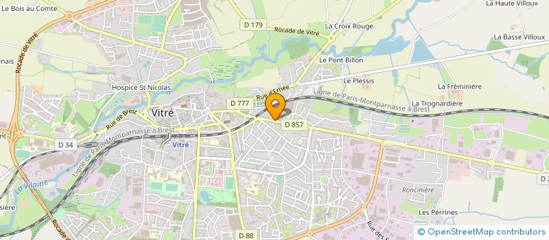 localisation de l'entreprise VITALYS SURGICAL à VITRE