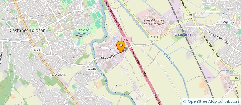 localisation de l'entreprise VITAM à CASTANET-TOLOSAN