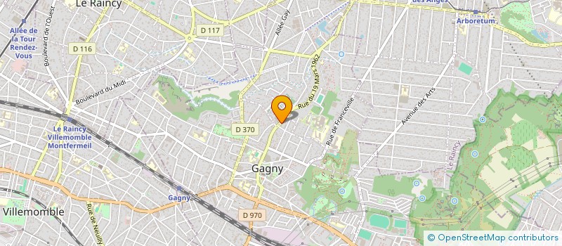 localisation de l'entreprise VITAMI'N'ZOUK à GAGNY
