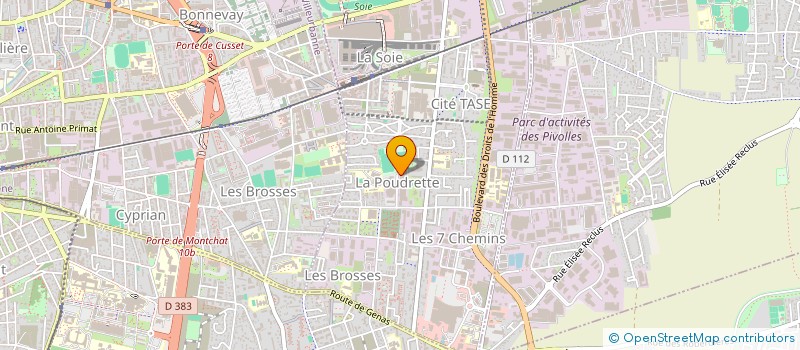 localisation de l'entreprise VITAMIN 1  VAULX-EN-VELIN