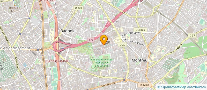 localisation de l'entreprise VITAMINE TRANSPORT à MONTREUIL