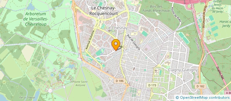 localisation de l'entreprise VITAMINE U  LE CHESNAY-ROCQUENCOURT