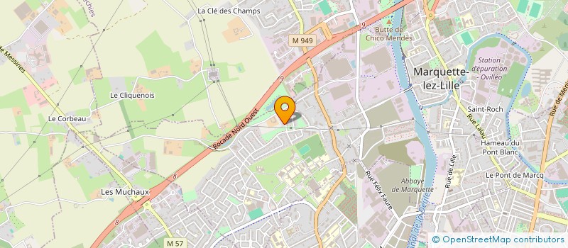 localisation de l'entreprise VITAMINES  MARQUETTE-LEZ-LILLE