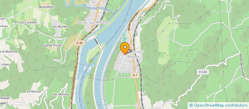 localisation de l'entreprise VITAMINES FRUITS ET LEGUMES  SERVES-SUR-RHONE