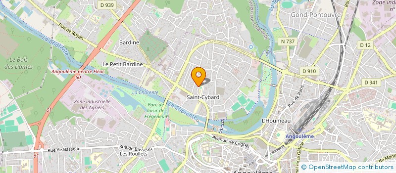 localisation de l'entreprise VITAMUSIK à ANGOULEME