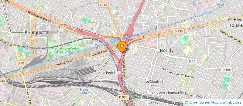 localisation de l'entreprise VITANUIT à NOISY-LE-SEC