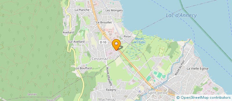 localisation de l'entreprise VITAPRO à SEVRIER