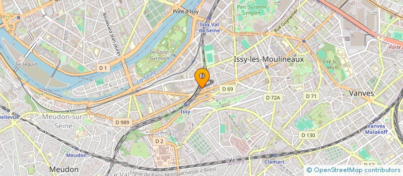 localisation de l'entreprise VITAPULL à ISSY-LES-MOULINEAUX