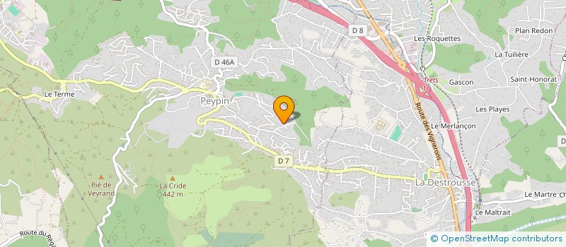 localisation de l'entreprise VITAREGIE  PEYPIN