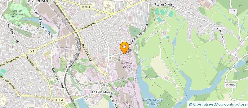 localisation de l'entreprise VITARIS FRANCE à LE CREUSOT
