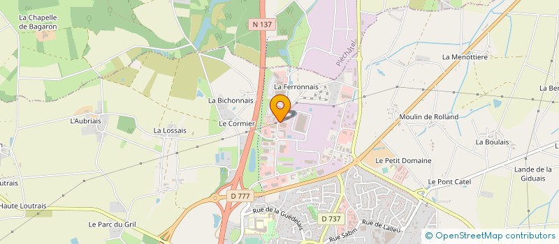 localisation de l'entreprise VITASANTE à BAIN-DE-BRETAGNE