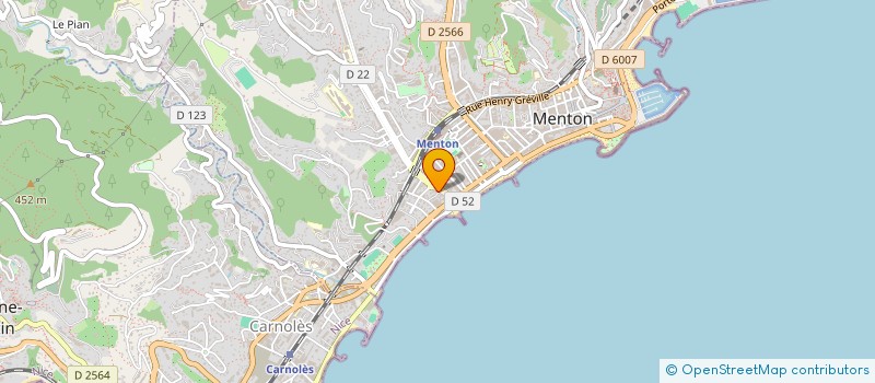 localisation de l'entreprise VITASEC à MENTON