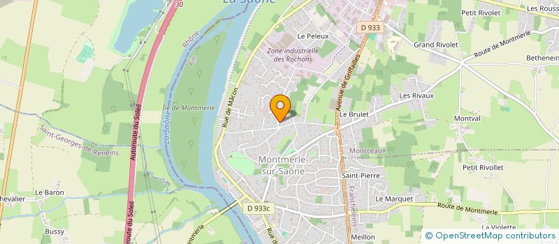 localisation de l'entreprise VITASPIRA à MONTMERLE-SUR-SAONE