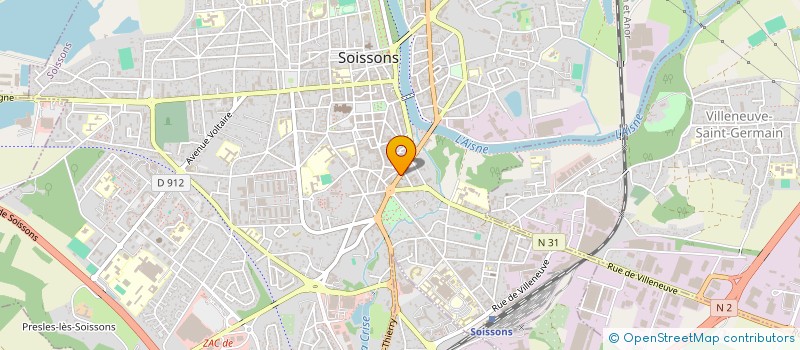 localisation de l'entreprise VITASUN à SOISSONS