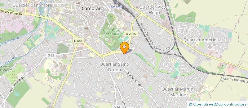 localisation de l'entreprise VITAVIE à CAMBRAI
