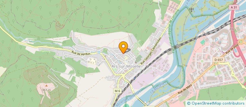 localisation de l'entreprise VITAVIE SARL à ARS-SUR-MOSELLE