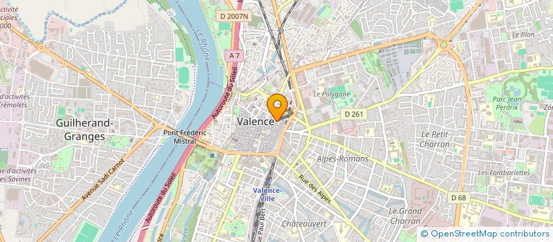 localisation de l'entreprise VITAVILLE à VALENCE