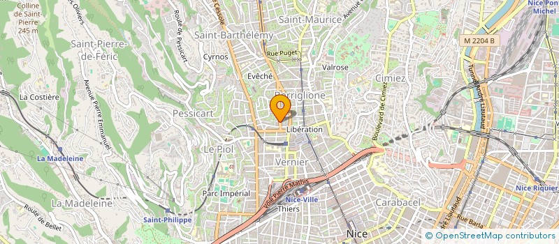 localisation de l'entreprise VITAVITALE à NICE