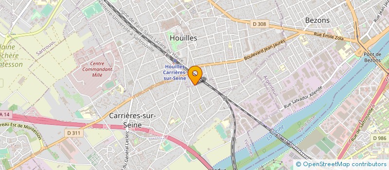 localisation de l'entreprise VITAVO à CARRIERES-SUR-SEINE