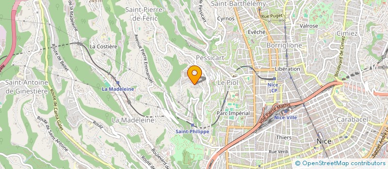 localisation de l'entreprise VITAVOCE à NICE