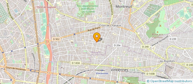 localisation de l'entreprise VITCOM SA à MONTREUIL