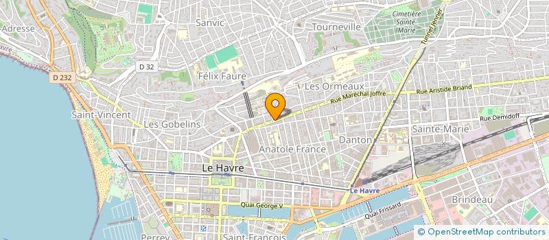 localisation de l'entreprise VITE A FER à LE HAVRE