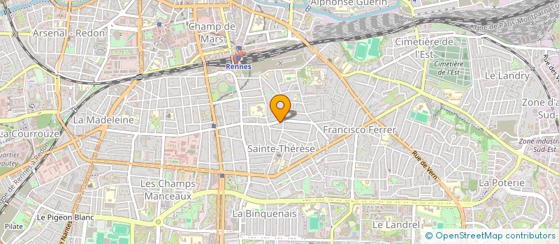 localisation de l'entreprise VITE INSCRIT à RENNES