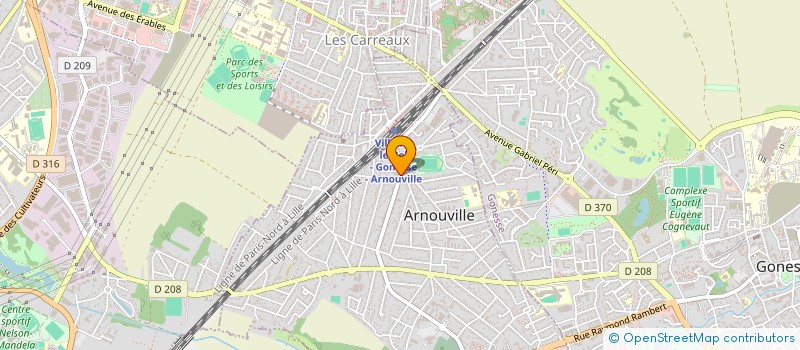 localisation de l'entreprise VITE RUV  ARNOUVILLE