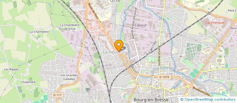 localisation de l'entreprise VITEC  VIRIAT