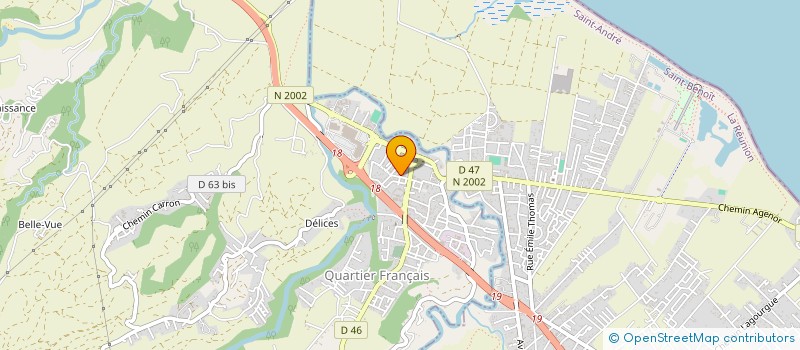 localisation de l'entreprise VITECH ENGINEERING SAS  SAINTE-SUZANNE