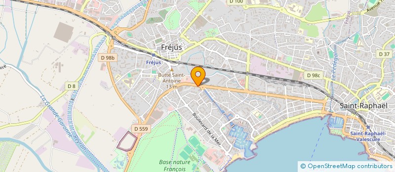 localisation de l'entreprise VITECK  FREJUS