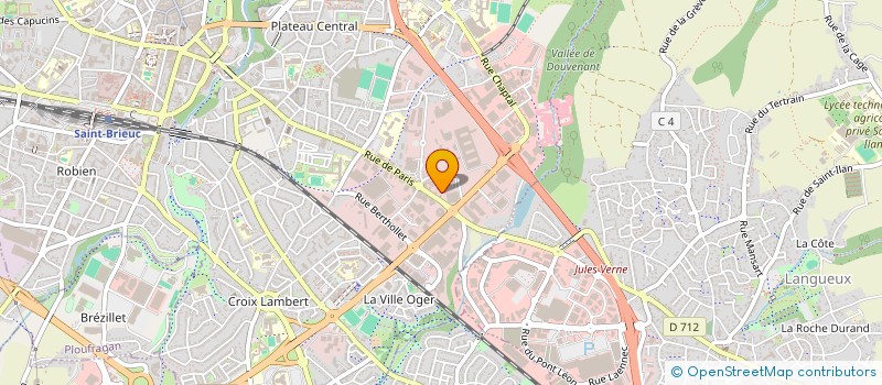 localisation de l'entreprise VITEL- CHATEAU à SAINT-BRIEUC