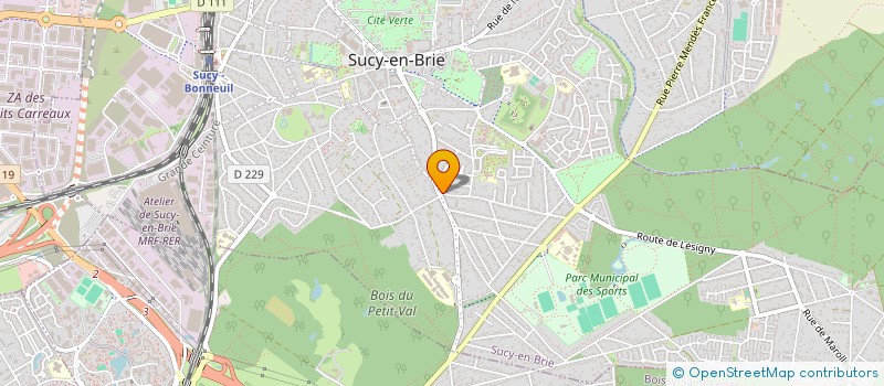 localisation de l'entreprise VITELEC à SUCY-EN-BRIE