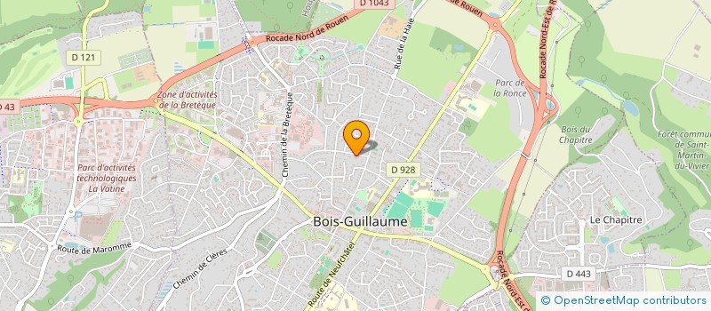 localisation de l'entreprise VITELIVRE à BOIS-GUILLAUME
