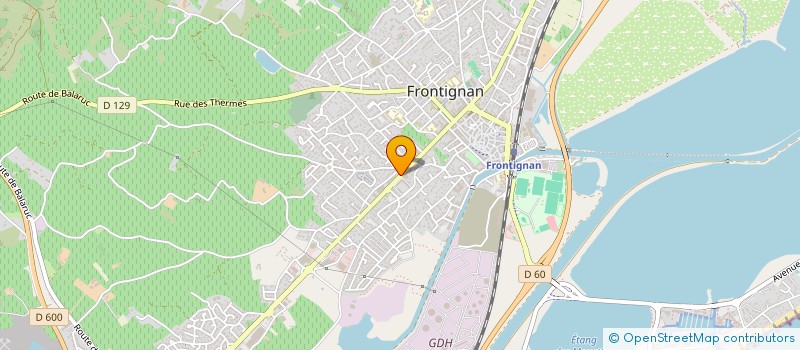 localisation de l'entreprise VITELLI BOURDIN IMMOBILIER à FRONTIGNAN