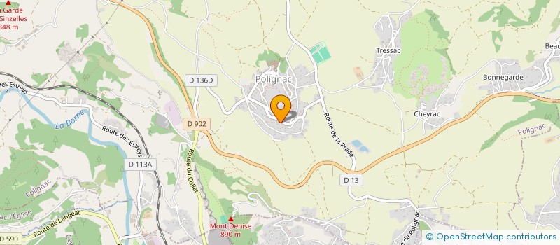 localisation de l'entreprise VITEO  POLIGNAC