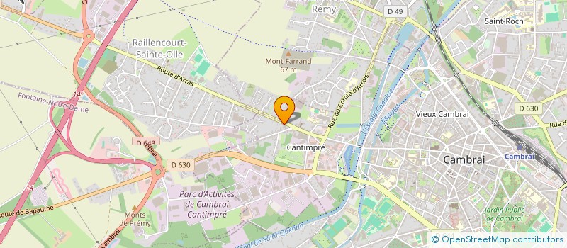 localisation de l'entreprise VITEZ TP  DOIGNIES