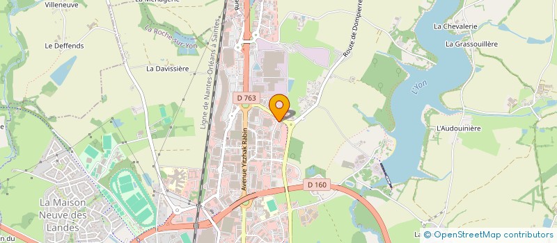 localisation de l'entreprise VITEZOR à LA ROCHE-SUR-YON